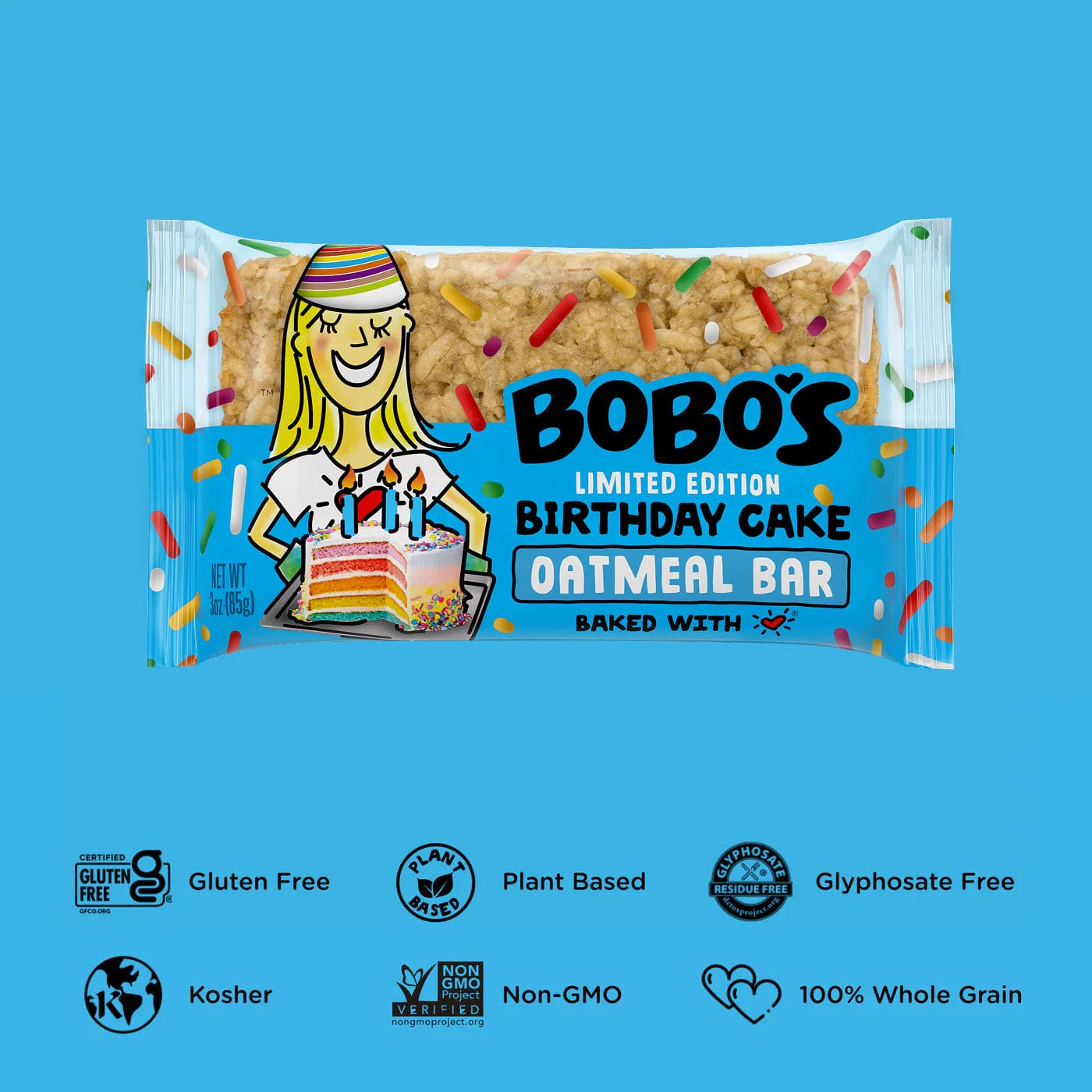 Birthday Cake Oatmeal Bar π