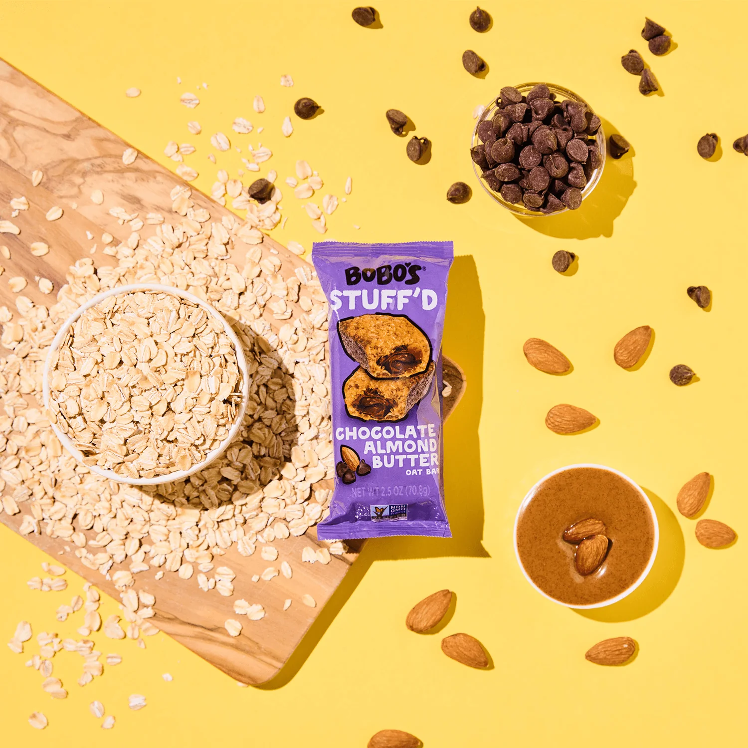 Chocolate Almond Butter Stuff'd Oat Bar - Image 3