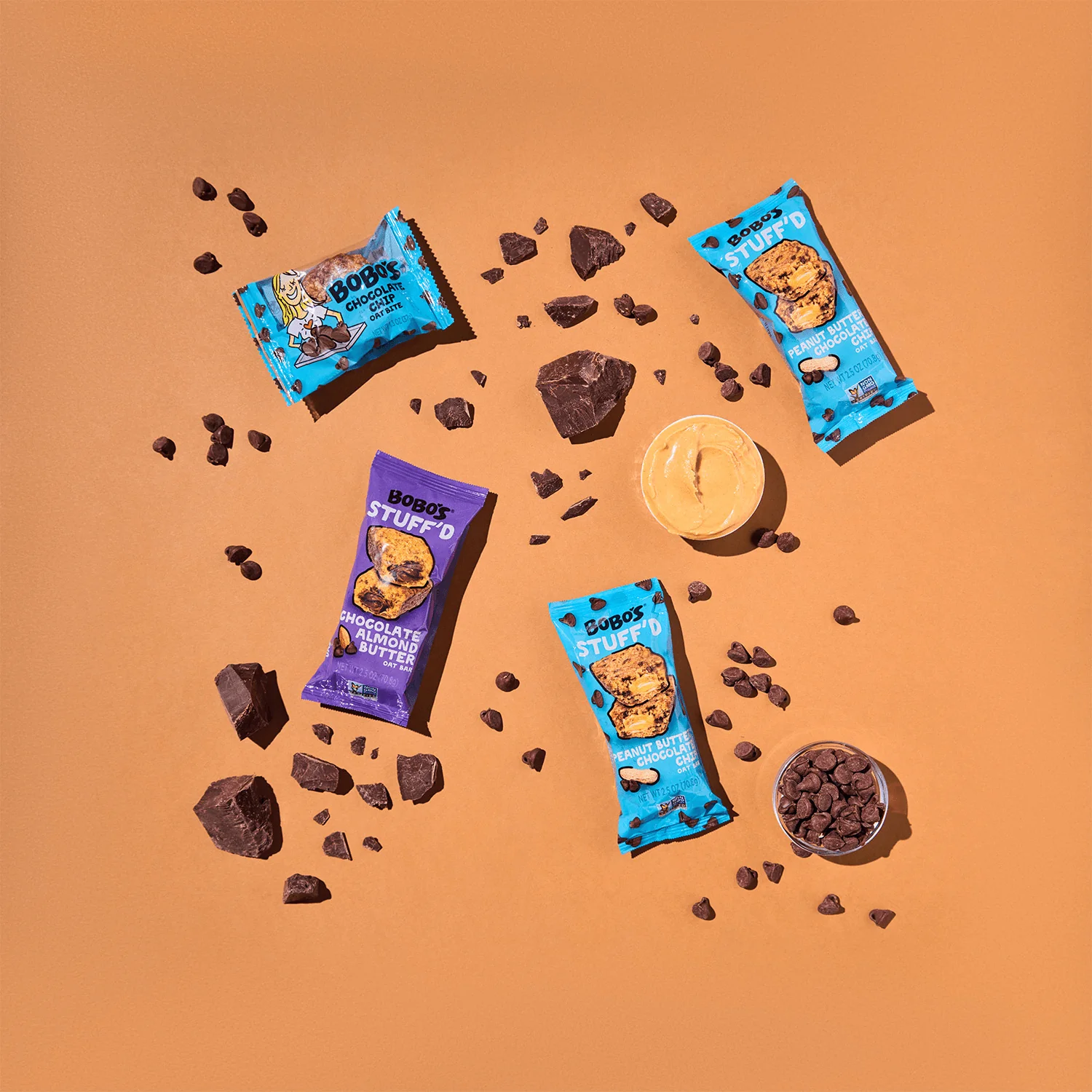 Peanut Butter Chocolate Chip Stuff'd Oat Bar - Image 4