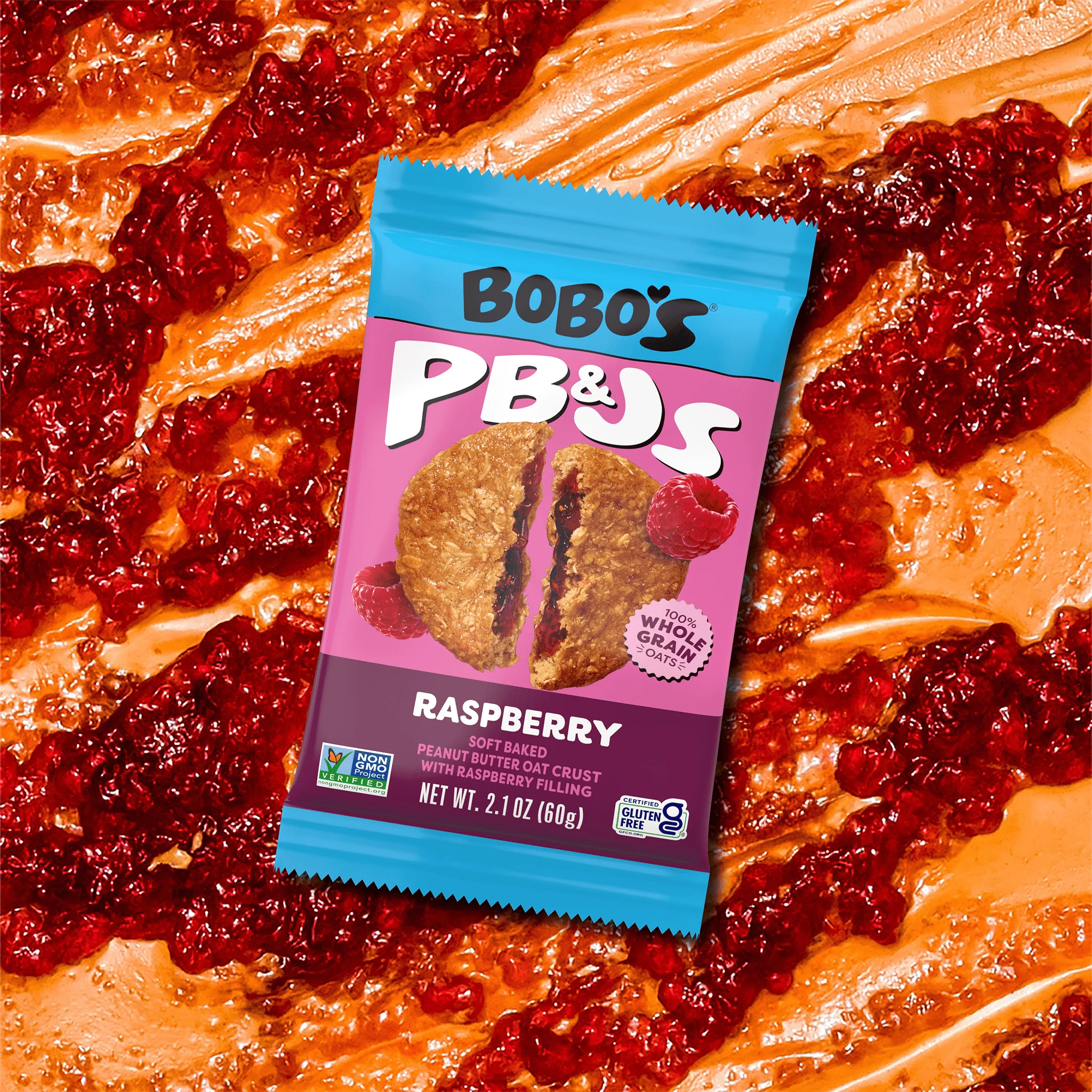 Raspberry PB&J Oat Snacks - Image 4